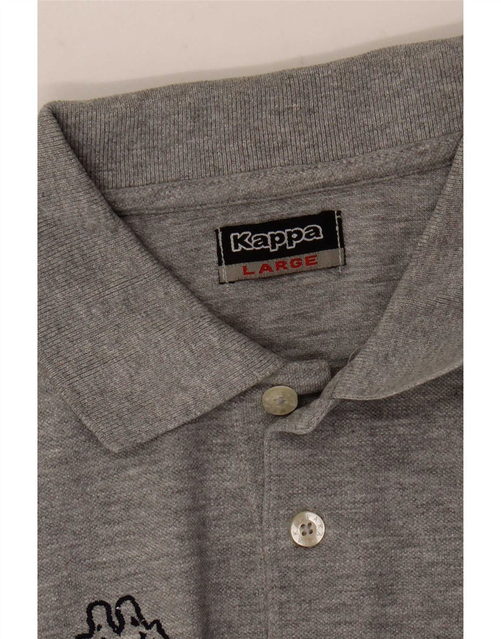 Kappa Polo Hombre Grande Gris