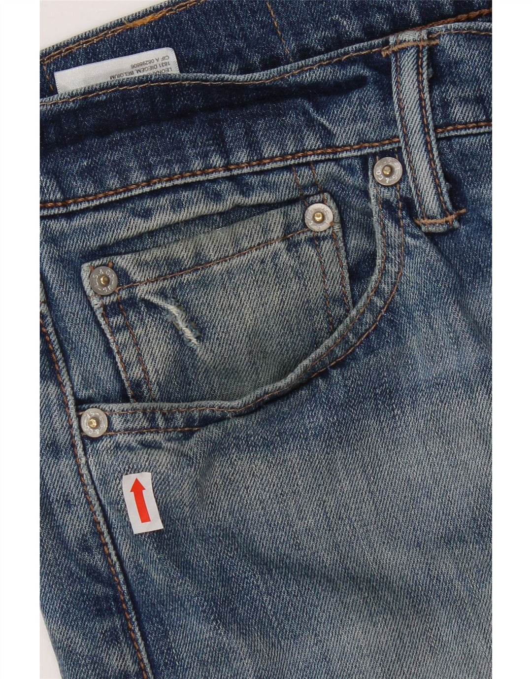Levi's Vaqueros rectos ajustados 513 para hombre W32 L32 Algodón azul