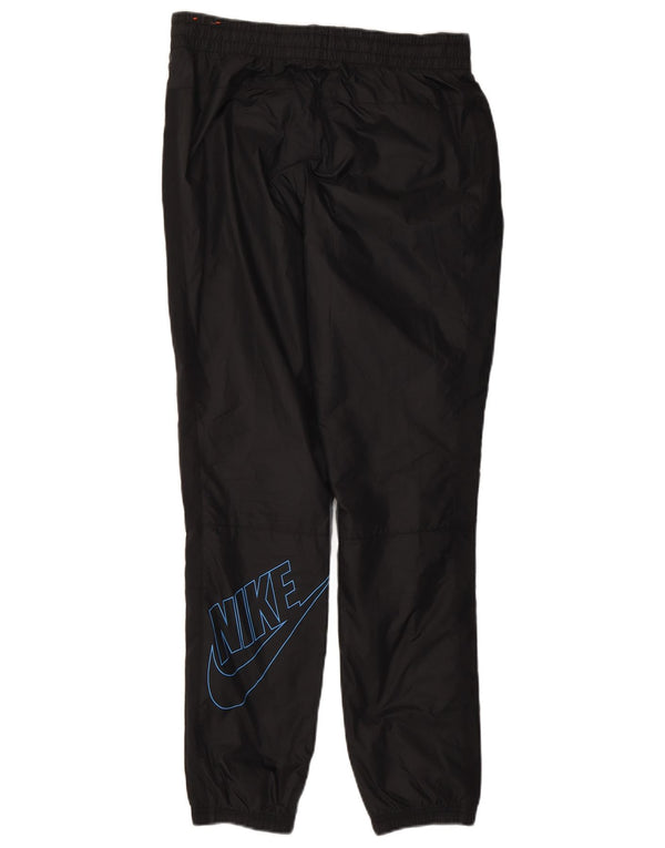 Nike Mujer Graphic Chándal Pantalones Joggers UK 14 Medium Negro