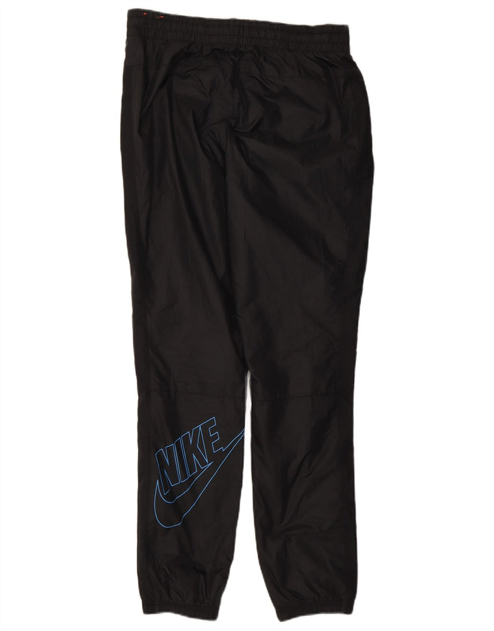 Nike Mujer Graphic Chándal Pantalones Joggers UK 14 Medium Negro