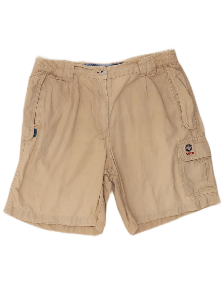 Murphy & Nye Pantalones cortos cargo para mujer W33 Algodón beige grande