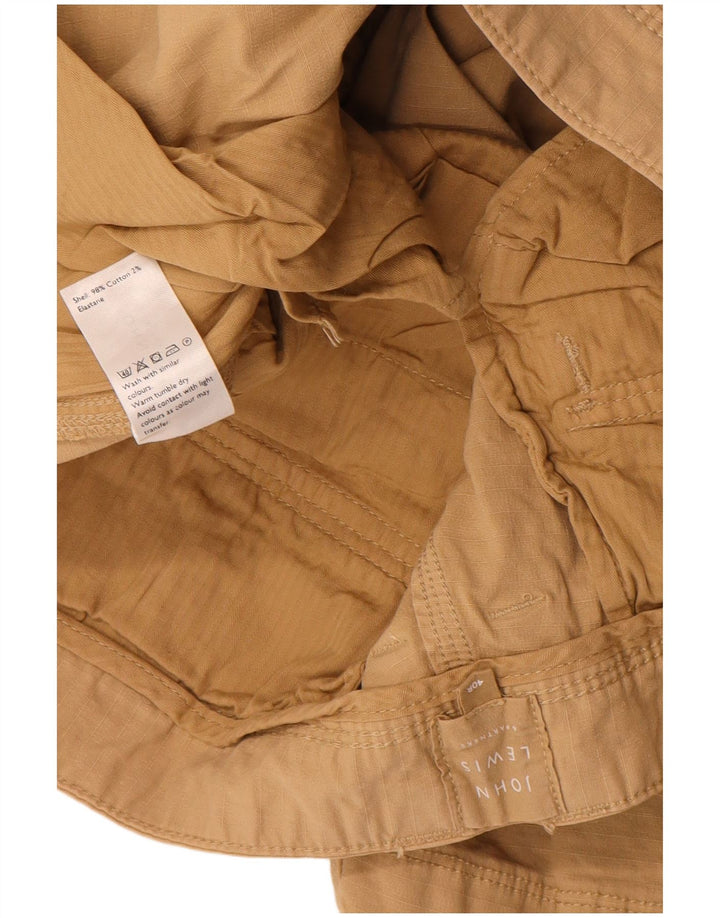 Pantalones cortos tipo cargo para hombre John Lewis W40 XL Algodón beige