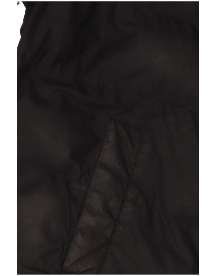 Nike Chaqueta acolchada con capucha para niños 12-13 años Grande Poliéster negro