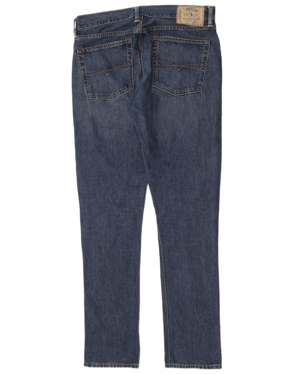 Polo Ralph Lauren Vaqueros pitillo para hombre W32 L34 Algodón azul