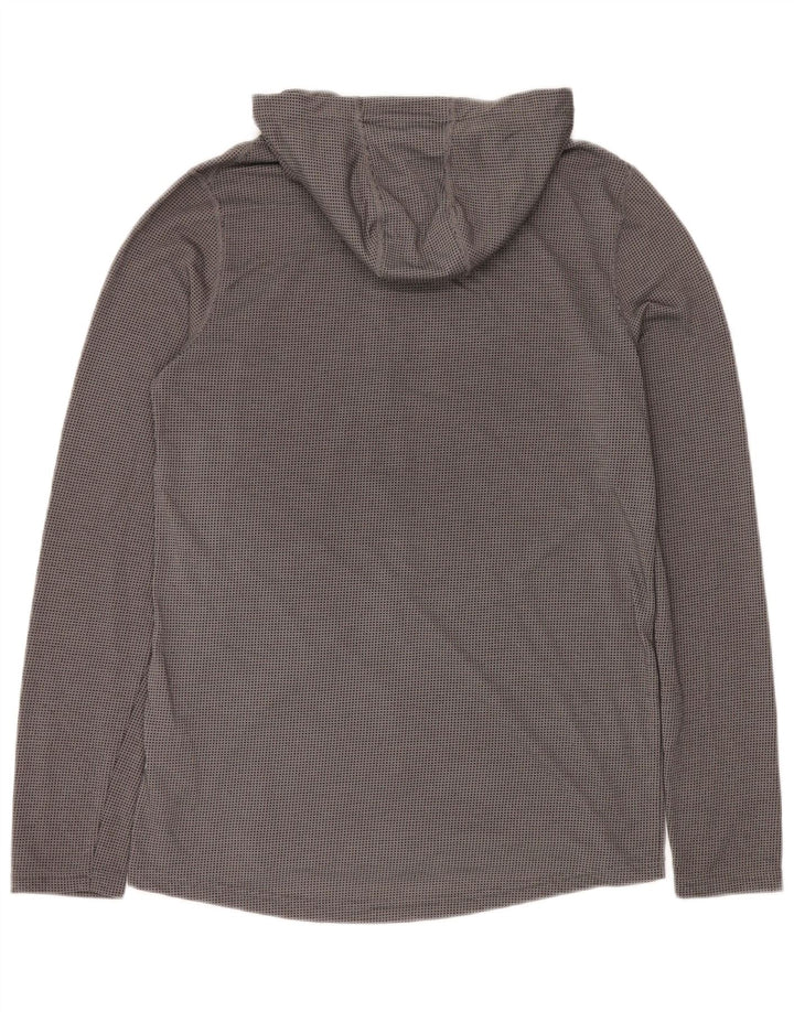 UNDER ARMOUR Sudadera con capucha y cremallera Heat Gear para hombre Poliéster gris medio