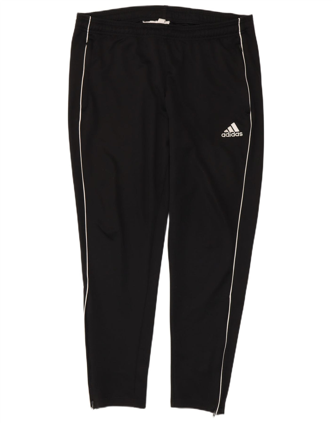Pantalones de chándal ADIDAS para hombre, talla grande, poliéster negro