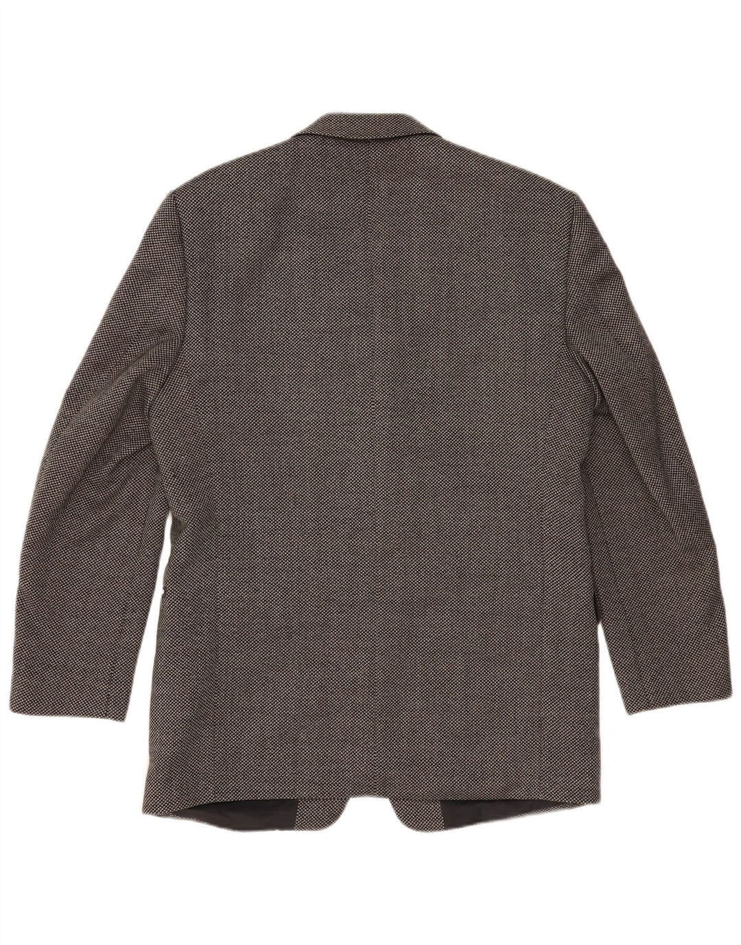 REDGREEN Chaqueta tipo blazer de 3 botones para hombre EU 50 Lana manchada gris grande