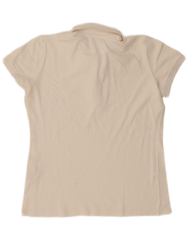 Fred Perry Polo para mujer UK 20 2XL Algodón blanco