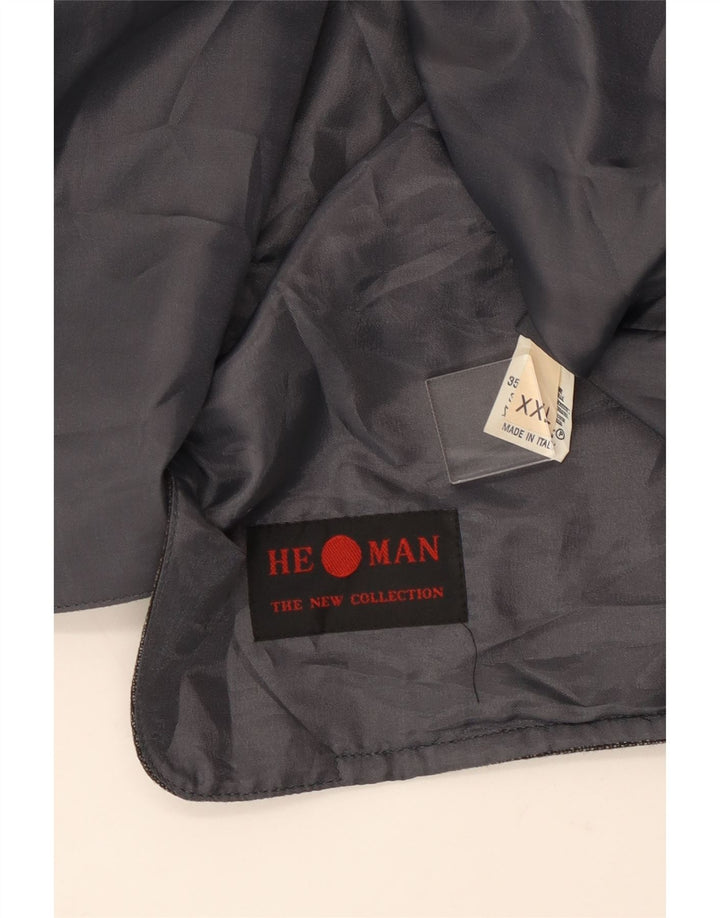 Chaleco vintage para hombre 2XL lana gris