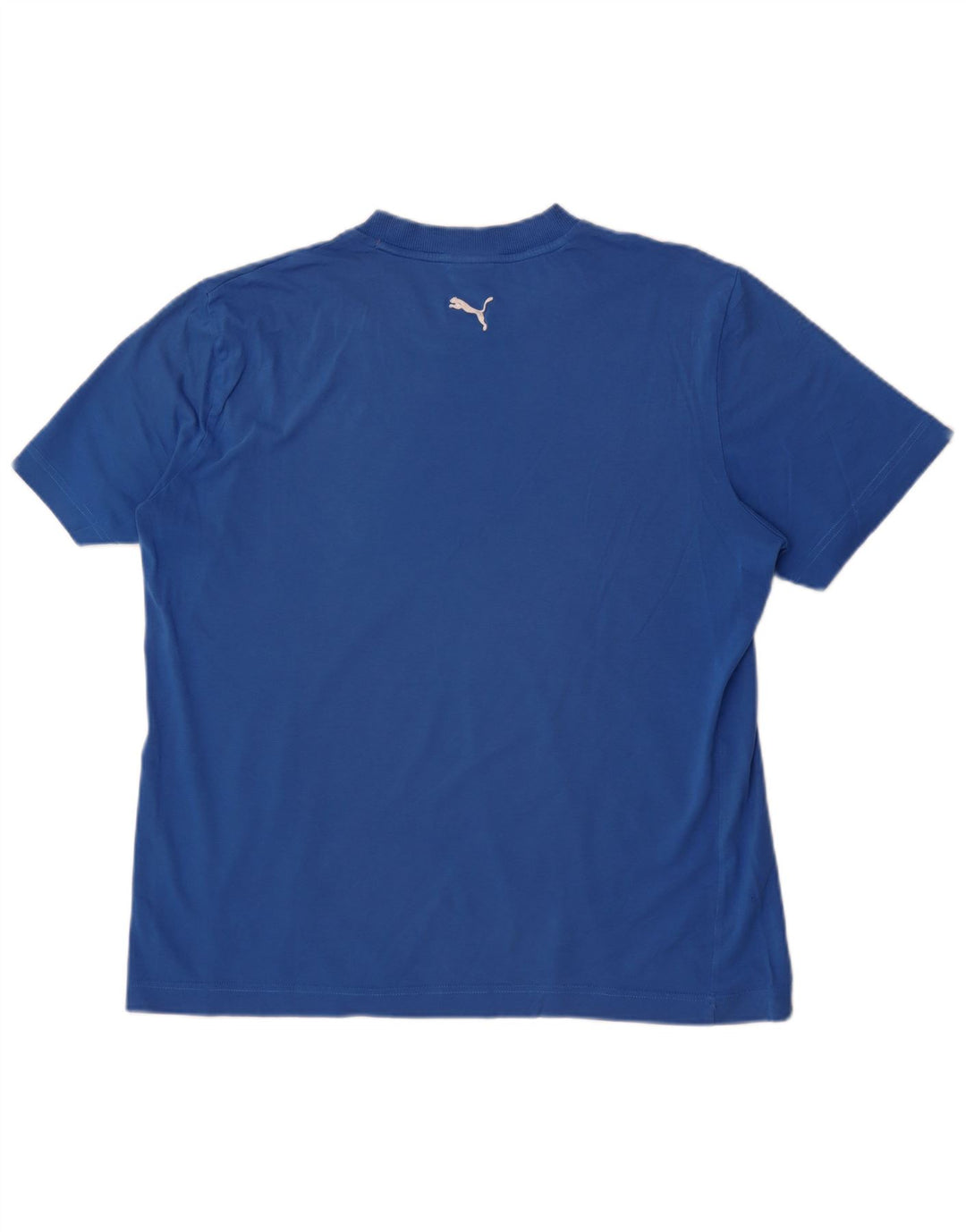 Puma - Camiseta gráfica para hombre, talla grande, algodón azul
