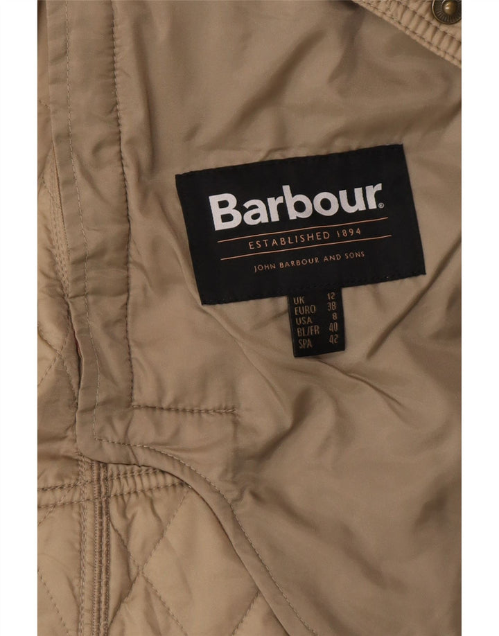 Barbour Chaqueta Acolchada Para Mujer UK 12 Poliamida Beige Medio