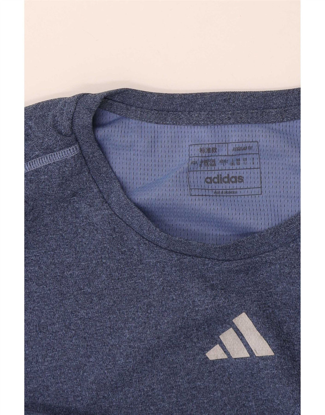 Adidas Hombre Aeroready Regular Fit Camiseta Top Grande Azul