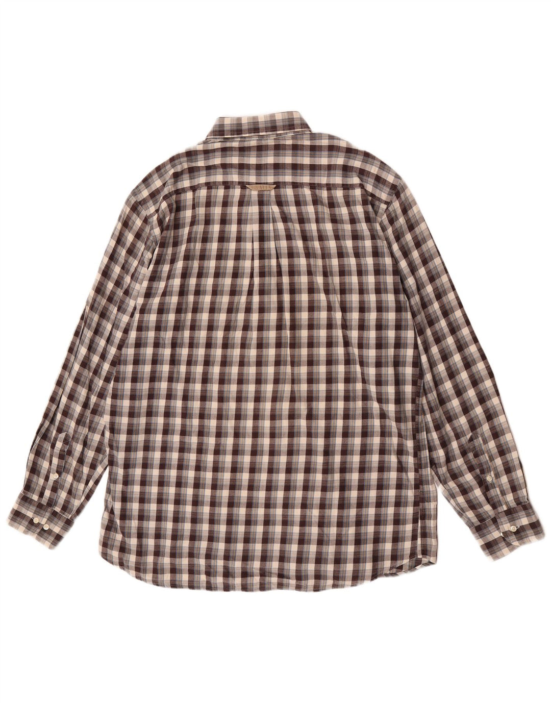Camisa De Franela Barbour Para Hombre Algodón A Cuadros Marrón Grande