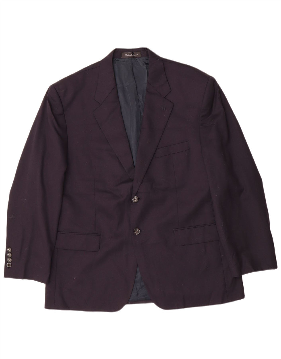 Chaps Chaqueta tipo blazer de 2 botones para hombre UK 42 XL Lana azul marino