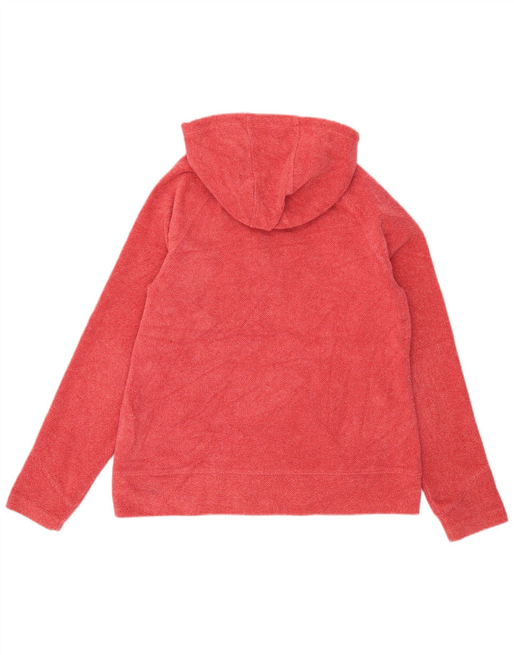 Carhartt Suéter con capucha y cremallera para mujer US 8/10 Poliéster moteado rojo mediano