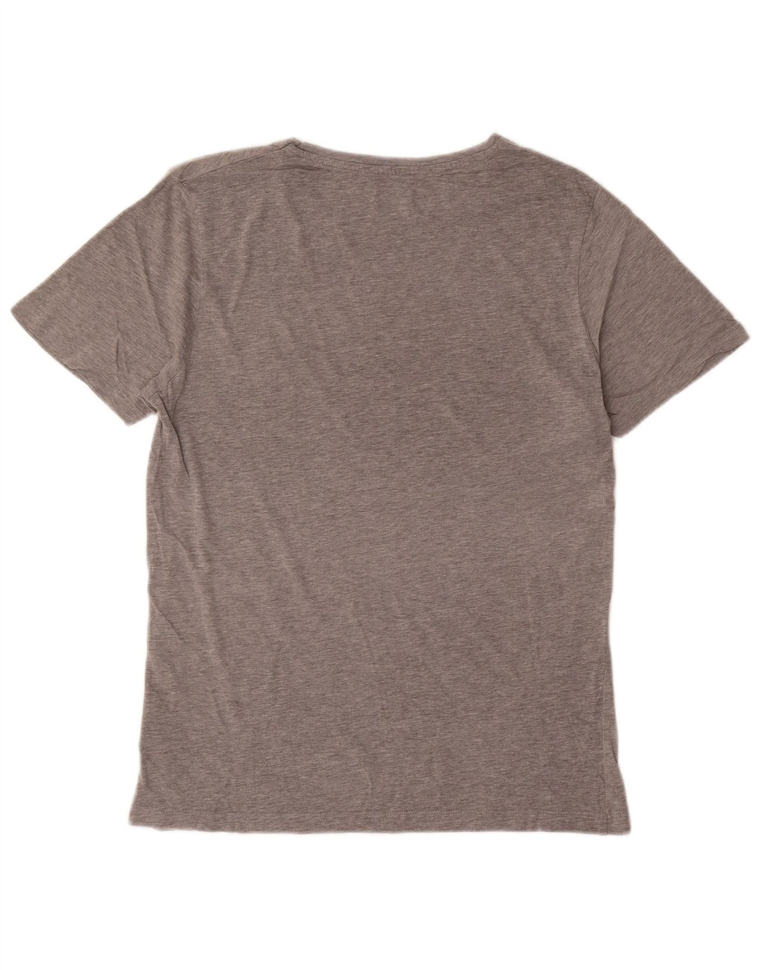 Jack & Jones Hombre Camiseta Gráfica Top Algodón Gris Medio