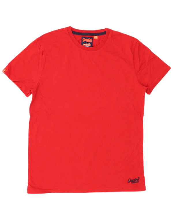 SUPERDRY Camiseta Hombre Top XL Rojo
