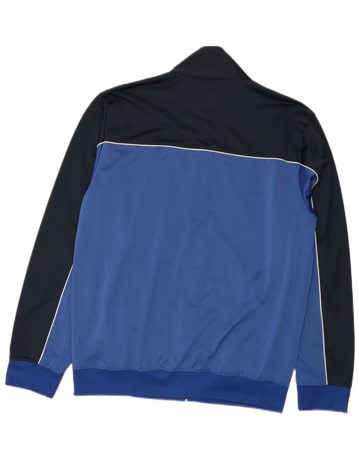 Champion Chaqueta de chándal gráfica para hombre XL Poliéster con bloques de color azul