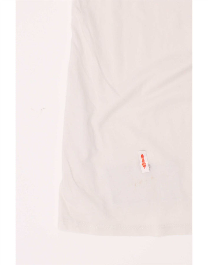 Guess Camiseta gráfica para niño 13-14 años Blanco