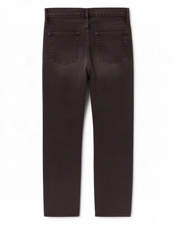 Marks & Spencer Vaqueros rectos regulares para hombre W34 L29 Algodón negro