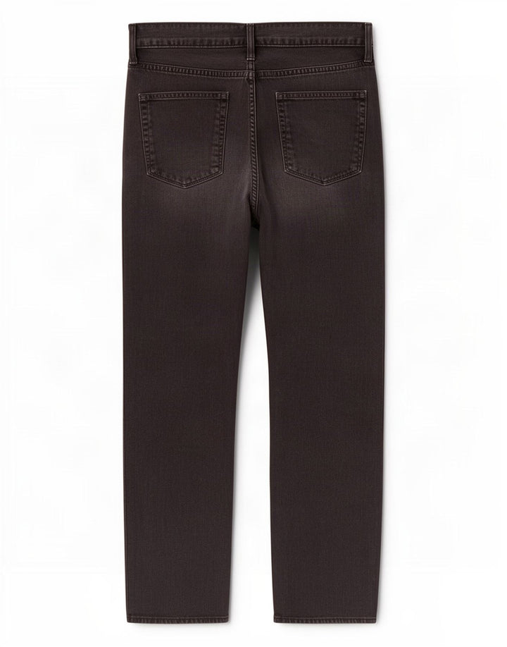 Marks & Spencer Vaqueros rectos regulares para hombre W34 L29 Algodón negro