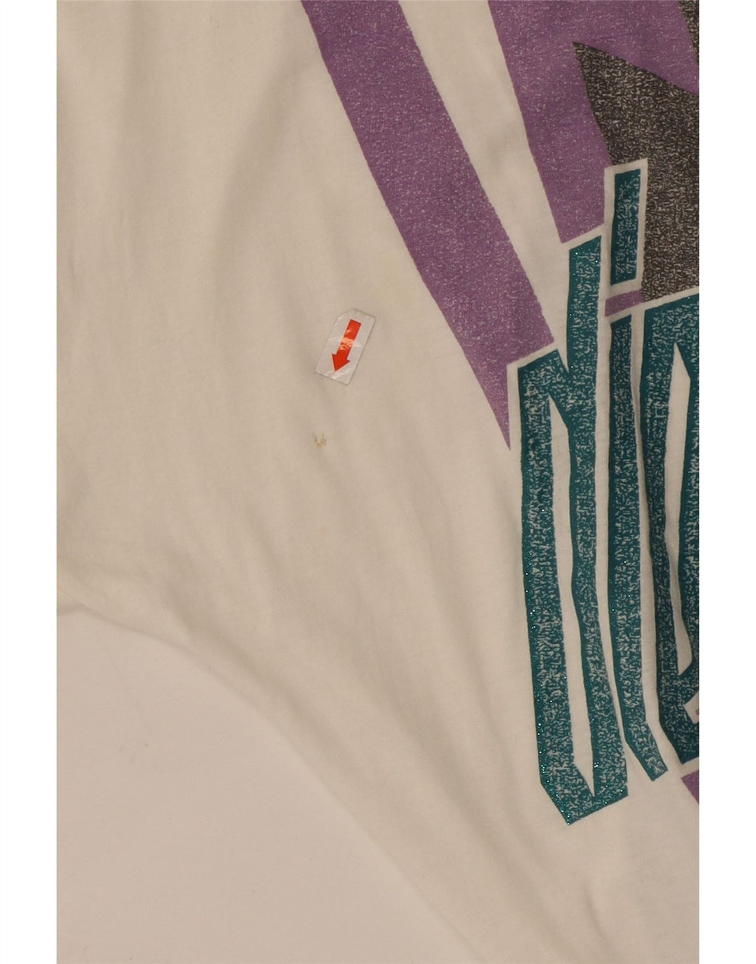 DIESEL Camiseta gráfica para mujer Top UK 10 Small White