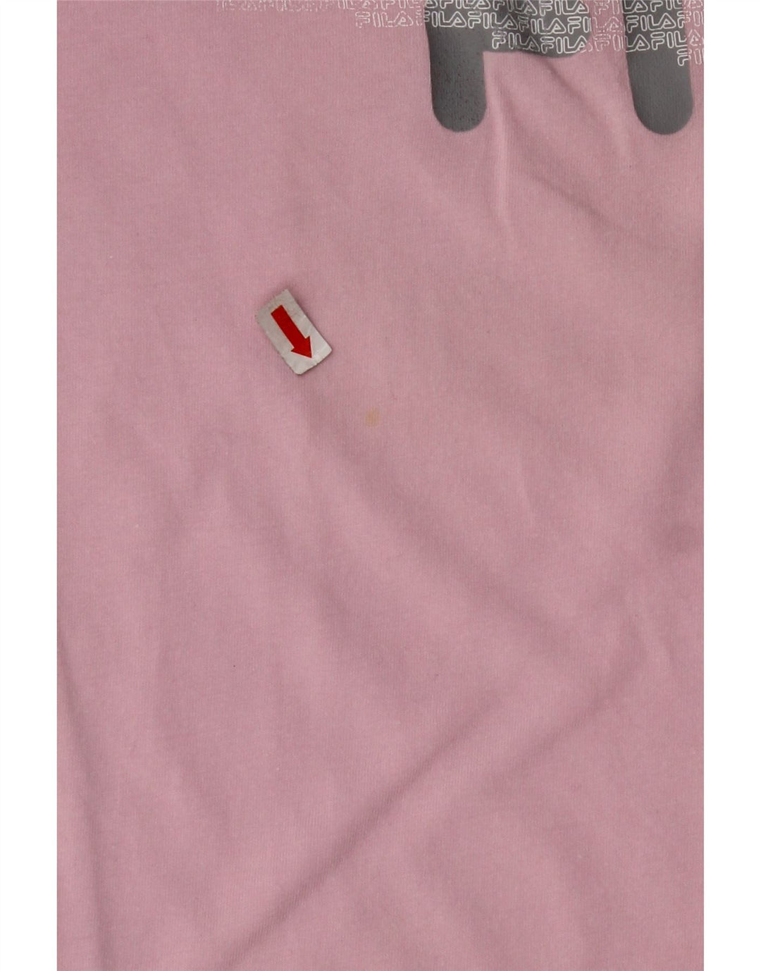 FILA Camiseta corta con gráfico para mujer UK 10 Small Pink