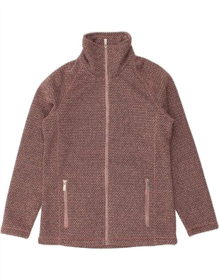 CRAGHOPPERS Womens Tracksuit Top Jacket UK 12 Medium  Pink Polyester Vintage CRAGHOPPERS and Second-Hand CRAGHOPPERS from Messina Hembry 