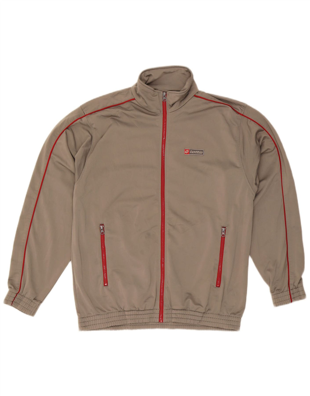 Lotto Hombre Chándal Top Chaqueta XL Gris Poliéster