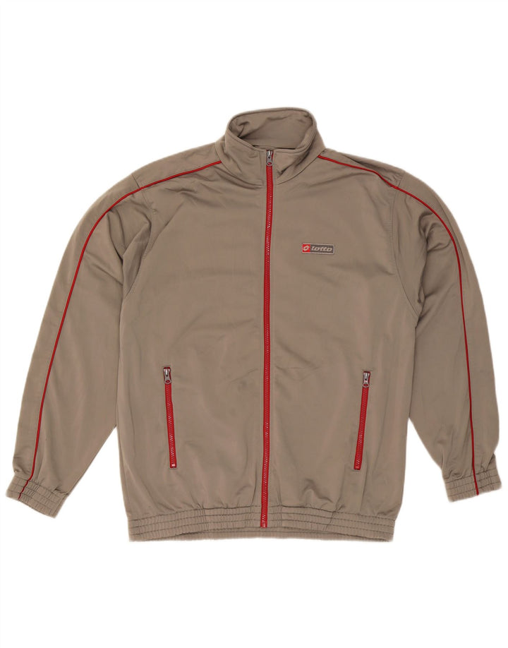 Lotto Hombre Chándal Top Chaqueta XL Gris Poliéster