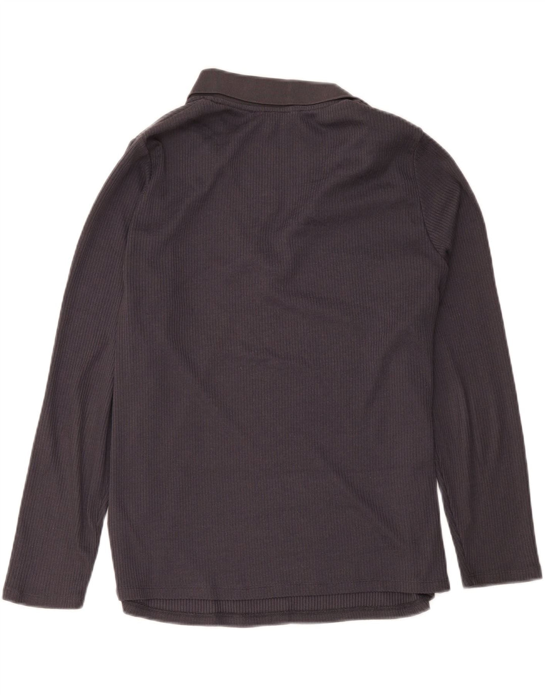 Marks & Spencer Polo de manga larga para mujer UK 20 2XL Poliéster gris