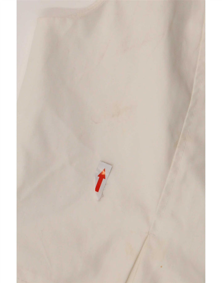 Zara Mujer Chaleco UK 6 XS Blanco Poliéster