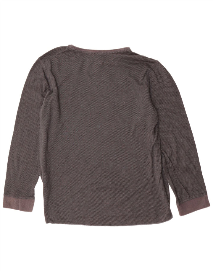 PUMA Camiseta de manga larga para hombre de algodón gris grande