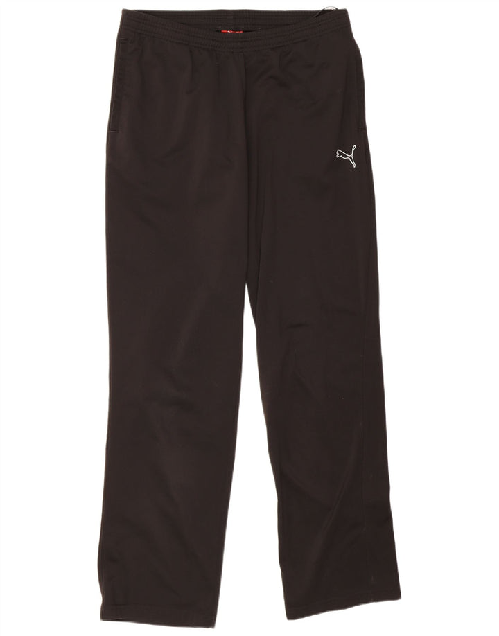 Puma - Pantalón de chándal para hombre, talla grande, color negro