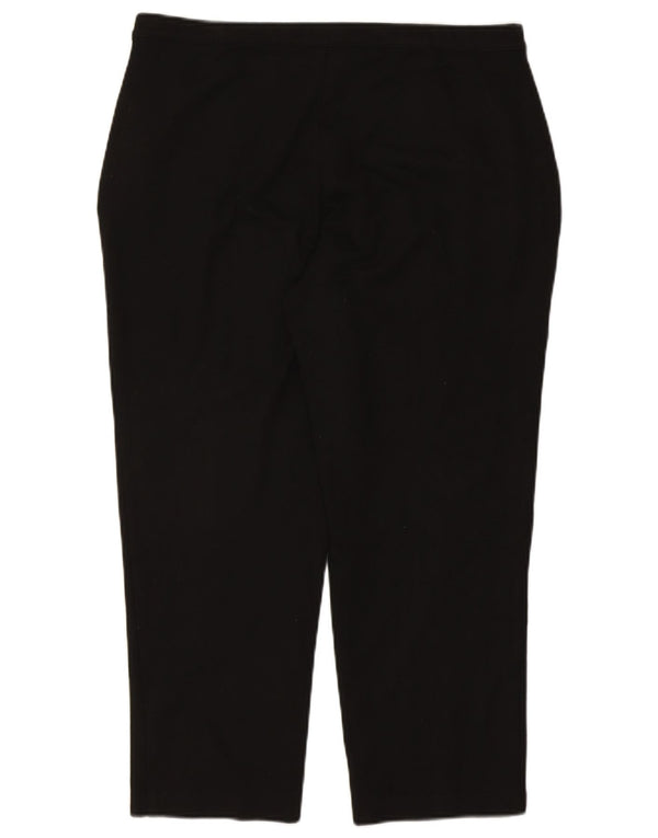 Marks & Spencer Pantalones Cortos Rectos para Mujer UK 18 XL W38 L25 Negro