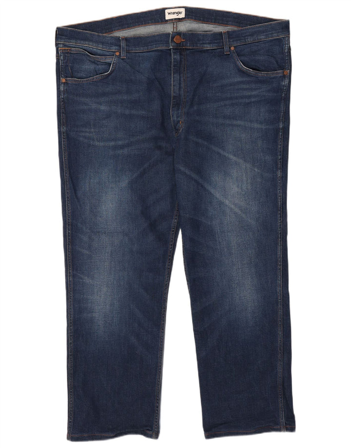 Vaqueros Wrangler Hombre Rectos W47 L28 Azul Marino