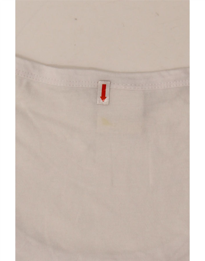 Diadora Hombre Chaleco Top 2XL Blanco Algodón