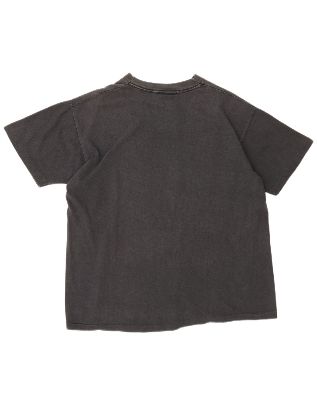Harley Davidson Hombres 1990 Camiseta Gráfica Top Medio Gris Algodón Motocicleta