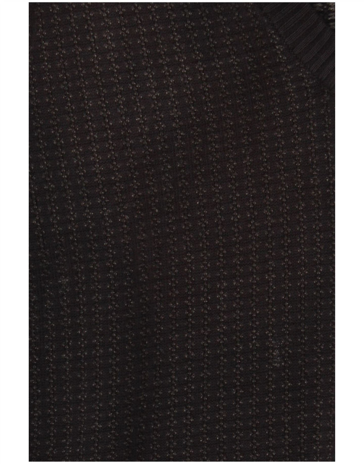 Marks & Spencer Suéter con cuello en V para hombre Acrílico azul marino mediano