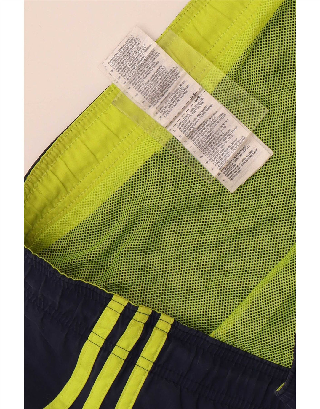 Adidas Hombre Bañador Corto Mediano Azul Marino Nylon