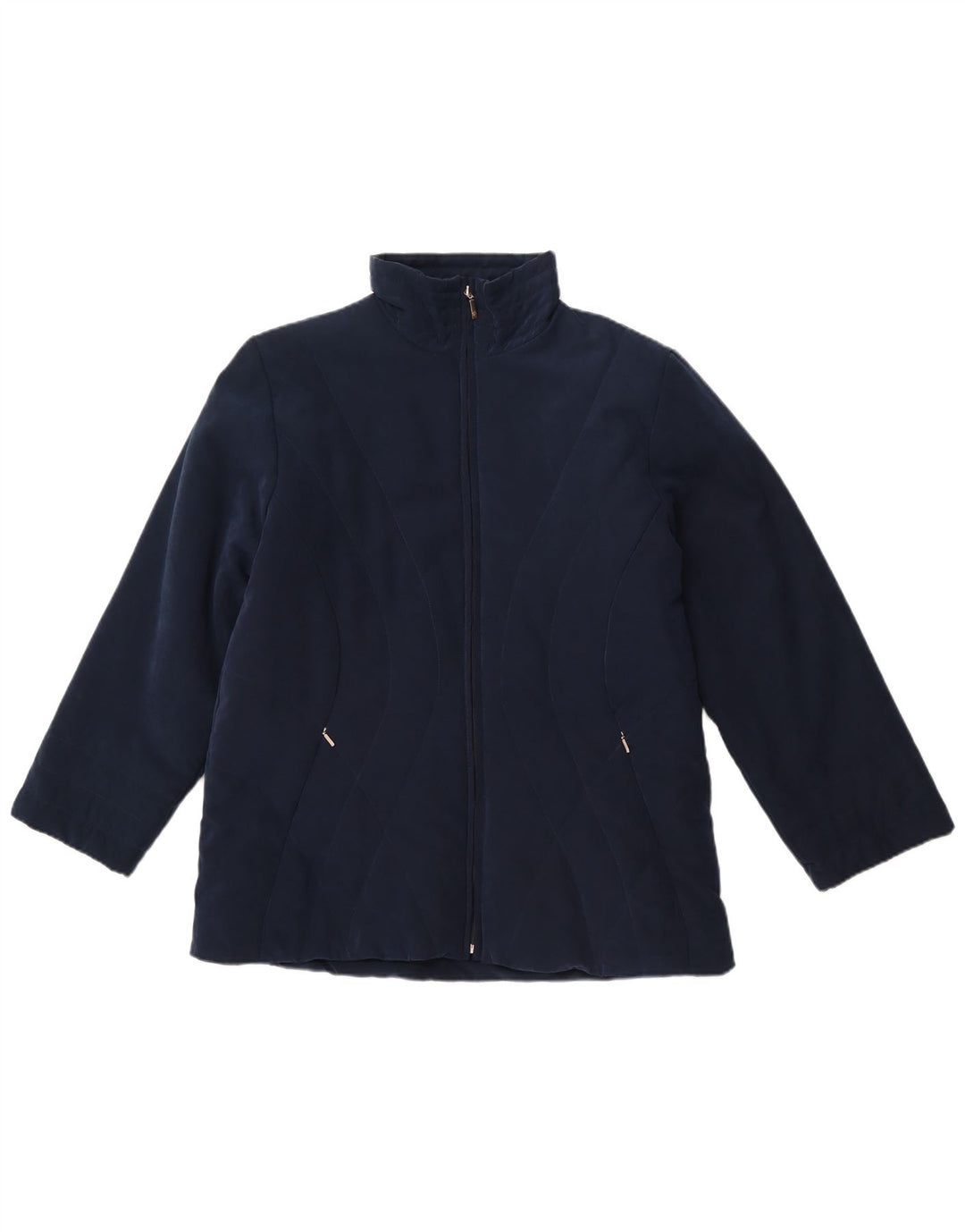 LEE VALLEY Chaqueta acolchada para hombre UK 40 Grande Poliéster azul marino