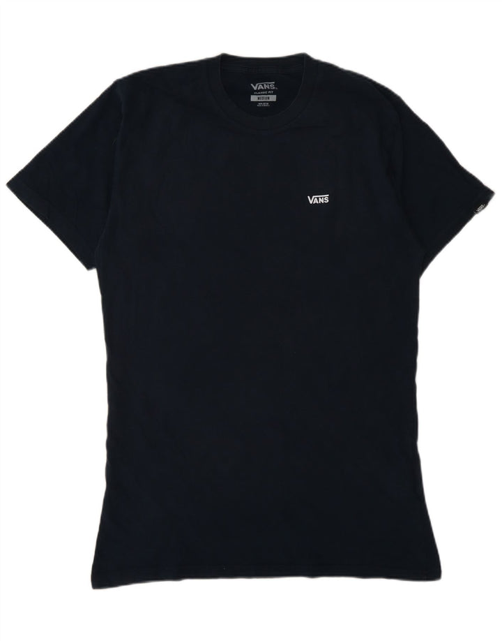 Vans Hombre Classic Fit Camiseta Top Medium Azul Marino Algodón