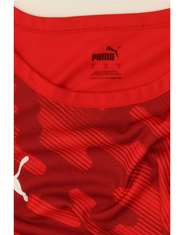 Camiseta Puma Hombre Top Small Rojo Geométrico