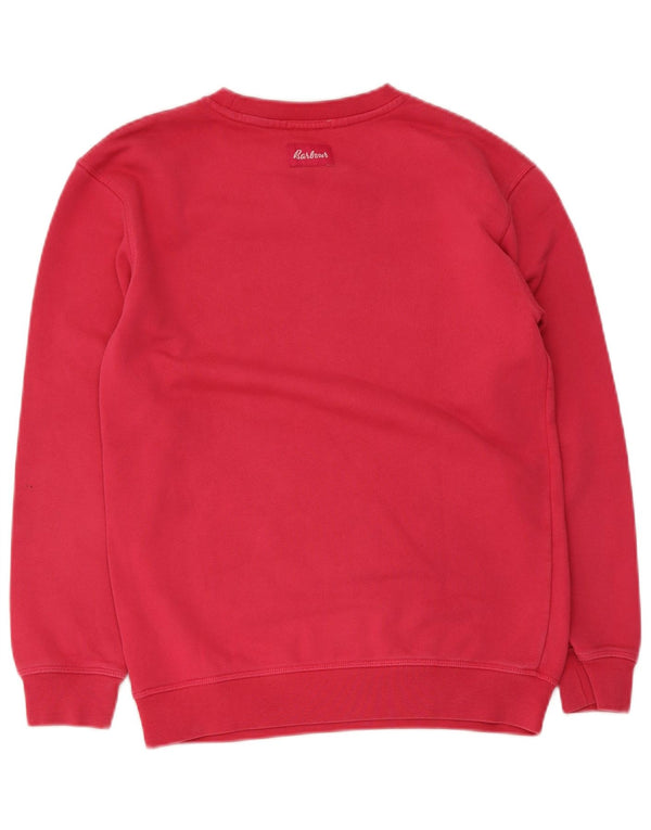 Barbour Sudadera Estampada para Niñas 12-13 Años XL Algodón Rosa