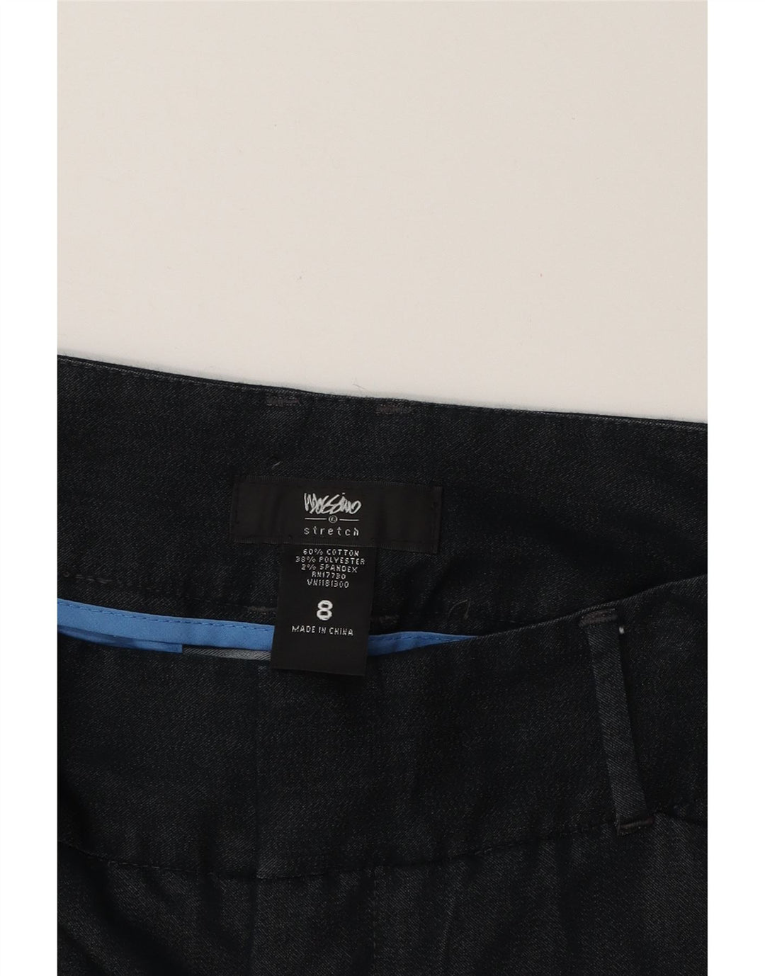 MOSSIMO Womens Straight Capri Trousers US 8 Medium W32 L21 Navy Blue Vintage Mossimo and Second-Hand Mossimo from Messina Hembry 