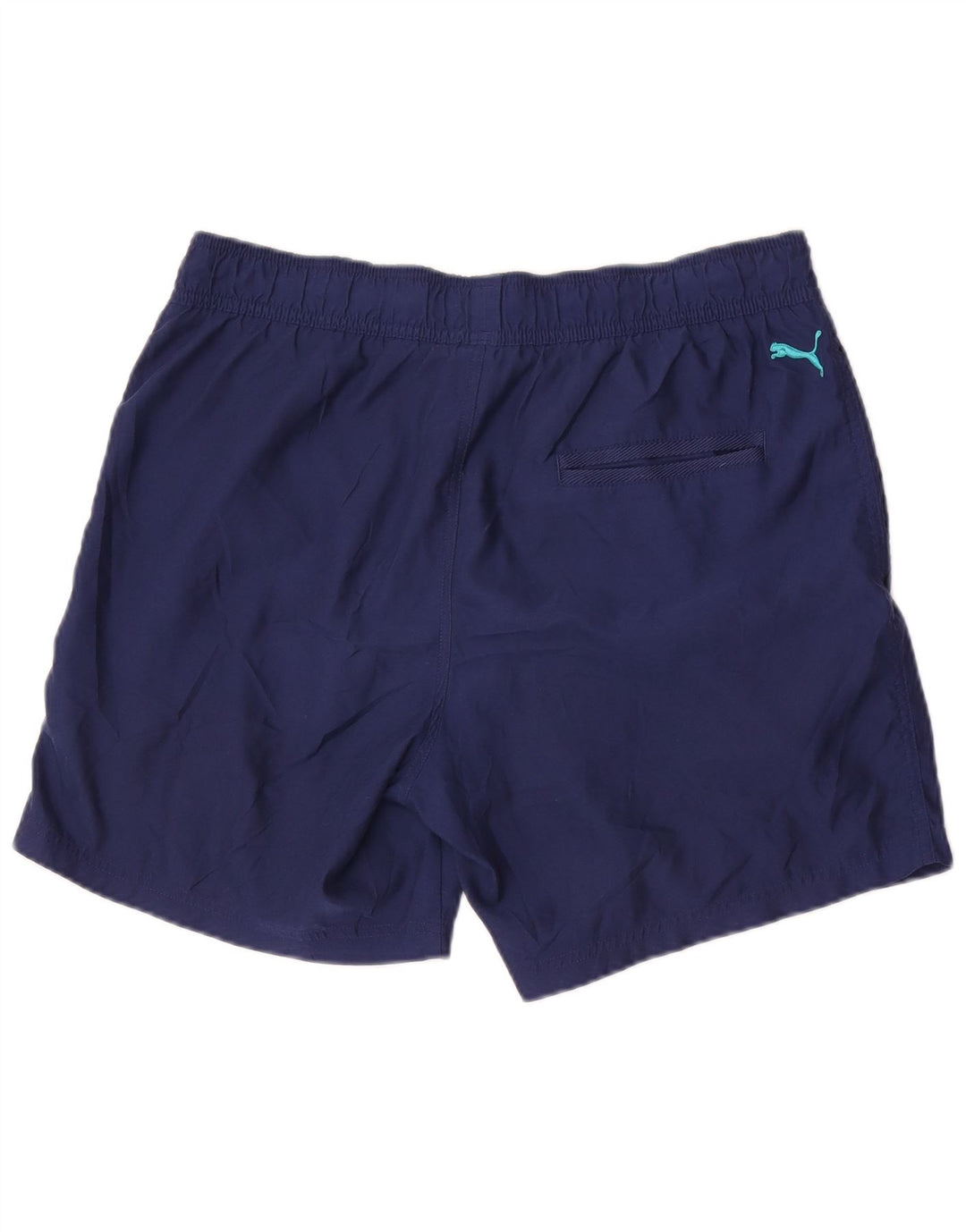 Puma Mens Graphic Sport Shorts Grande Azul Marino Poliéster