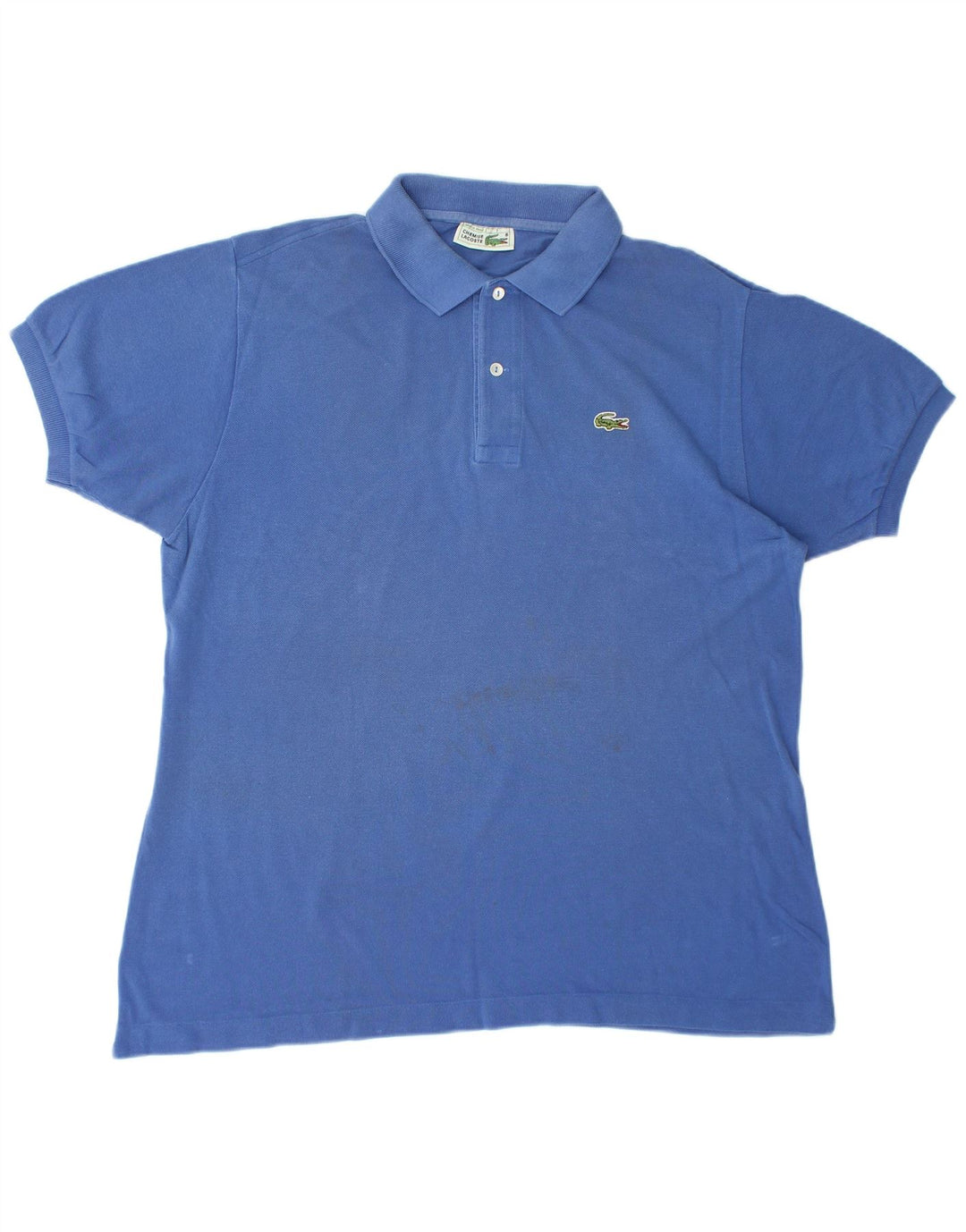 LACOSTE Polo para hombre Talla 7 2XL Algodón azul
