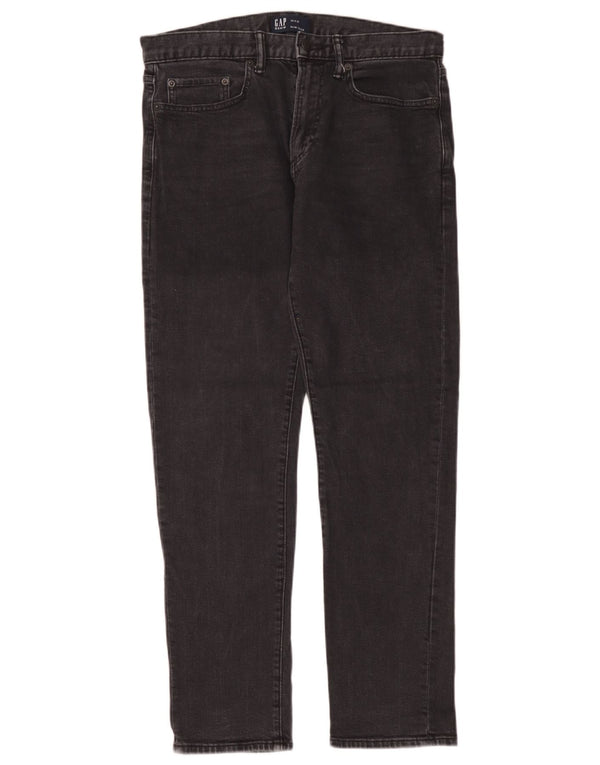 Vaqueros ajustados y ajustados para hombre Gap W32 L32 Algodón negro