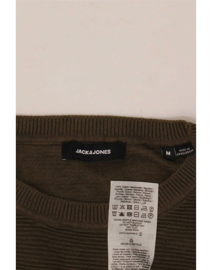 Jersey Jack & Jones Hombre con Cuello Redondo y Algodón Caqui Medio