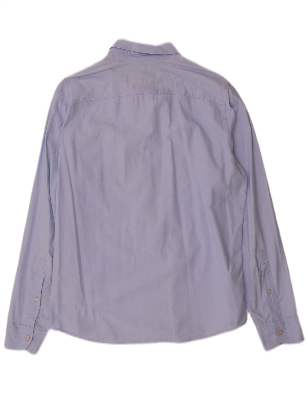 Camisa Hollister Hombre Grande Azul Algodón
